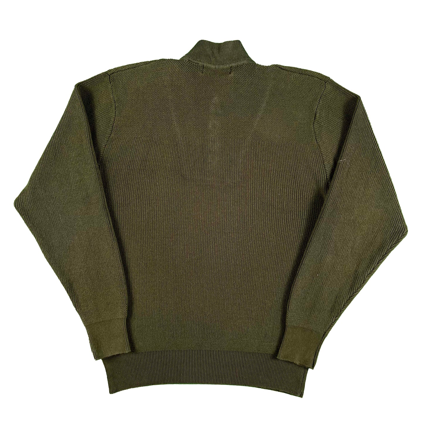 80s/90s Eddie Bauer Military Style Cotton Knit- M