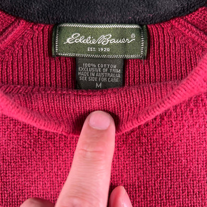 00s Eddie Bauer Cotton Striped Knit- M