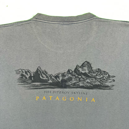 90s Fitzroy Skyline Patagonia Tee- L