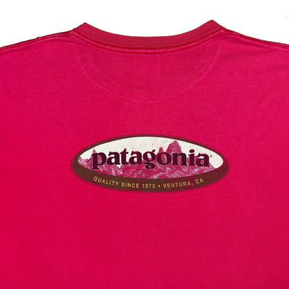 00s Sun Faded Red Patagonia Tee- XL