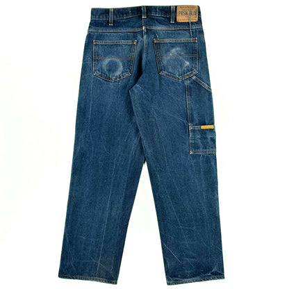 90s Prison Blues Double Knee Denim- 32x30