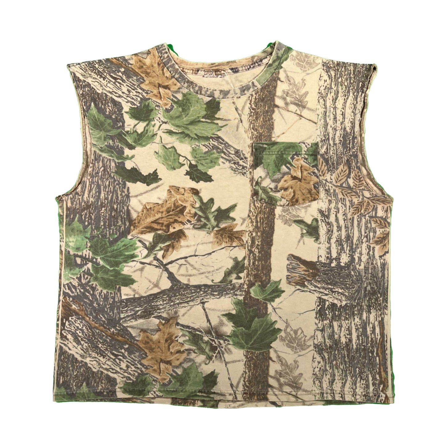 90s Realtree Camo Cut Tank- XL