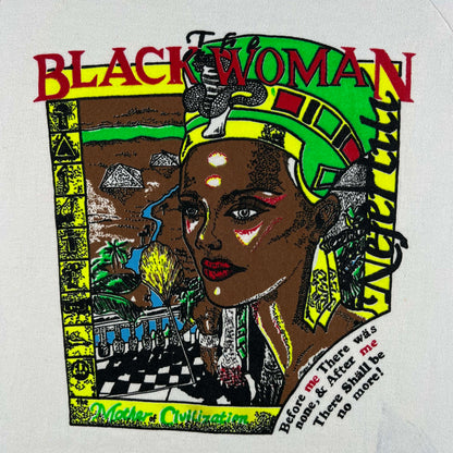 80s 'The Black Woman' Nefertiti Sweatshirt- M
