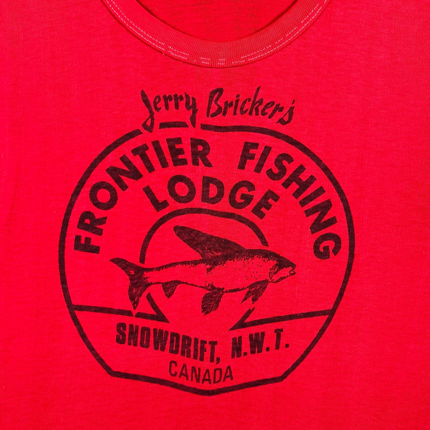 70s Paper Thin N.W.T Grayling Fishing Tee- S