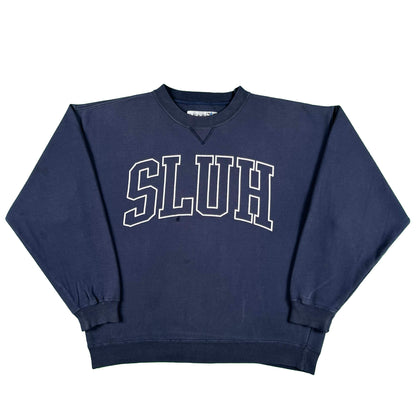90s Faded Navy SLUH Sweatshirt- M