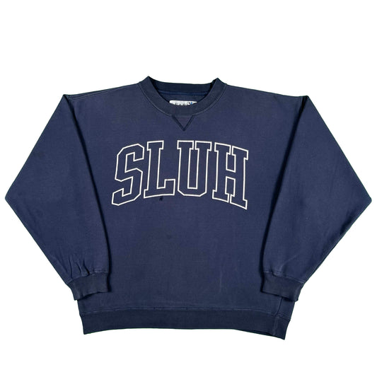 90s Faded Navy SLUH Sweatshirt- M