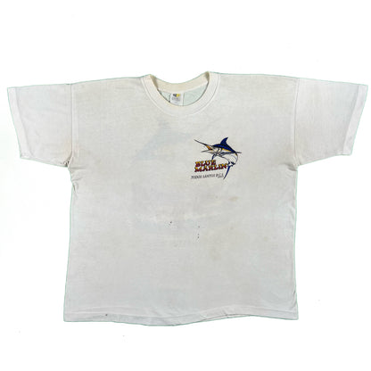 90s Boxy Blue Marlin Mexico Tee- XL