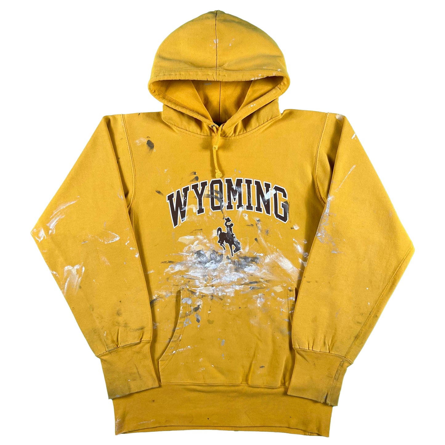 00s Wyoming Painter's Reverse Weave Hoodie- S
