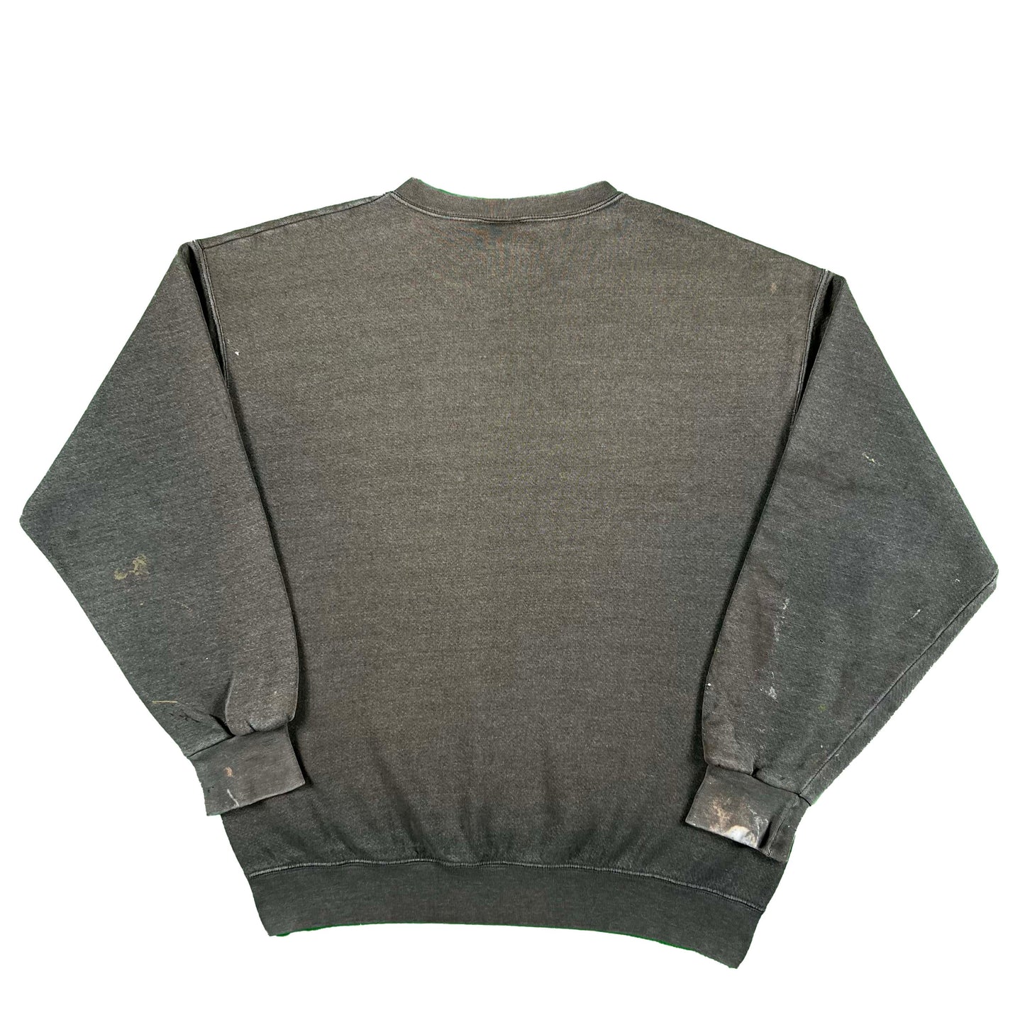90s Blank Dark Grey Painter's Sweatshirt- L