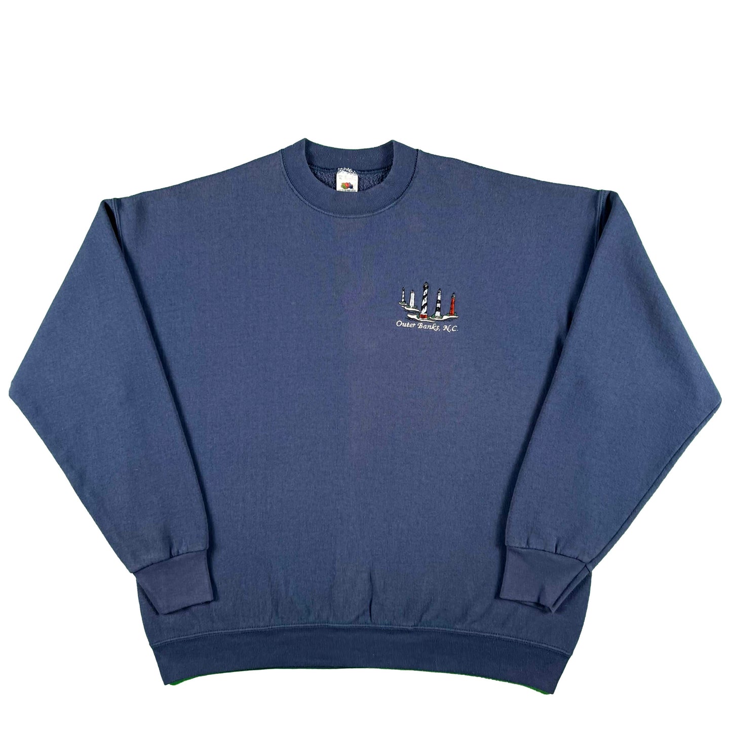 90s Outer Banks Lighthouses Sweatshirt- XL