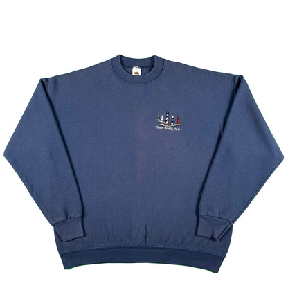 90s Outer Banks Lighthouses Sweatshirt- XL