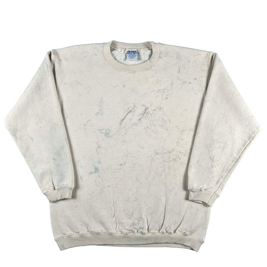 90s Blank Cream Painter's Sweatshirt- XL