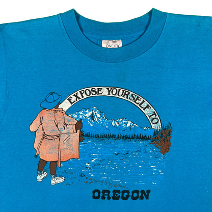 90s 'Expose Yourself to Oregon' Tee- L