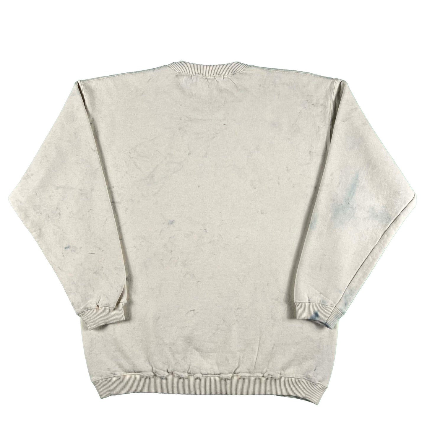 90s Blank Cream Painter's Sweatshirt- XL