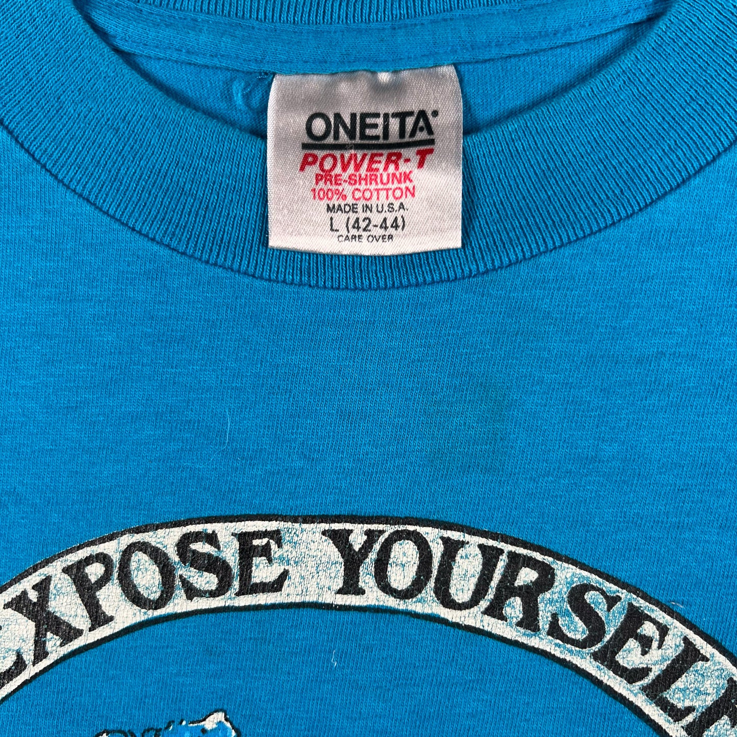 90s 'Expose Yourself to Oregon' Tee- L