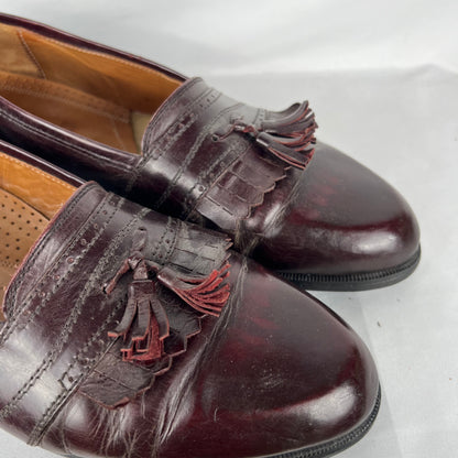 90s Made in Italy Leather Tassel Loafers- M's 10, W's 11.5
