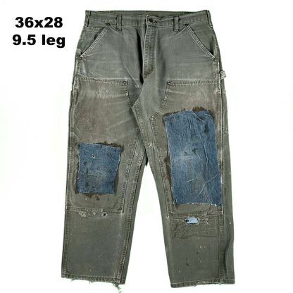 Carhartt Moss Green Double Knees- SELECT PAIR