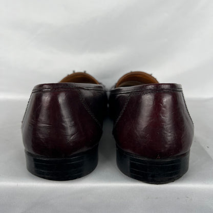 90s Made in Italy Leather Tassel Loafers- M's 10, W's 11.5