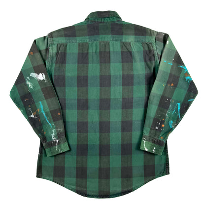 90s Paint Coated 100% Cotton Flannel- L