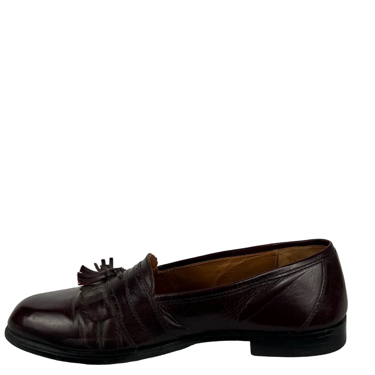 90s Made in Italy Leather Tassel Loafers- M's 10, W's 11.5