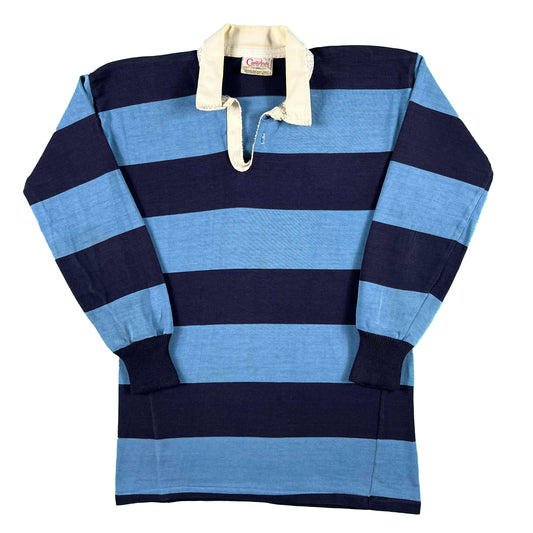70s Striped Rugby Shirt- L