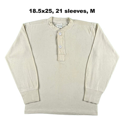 Vintage Military Henley Thermal Shirts- SELECT SHIRT