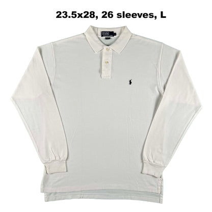 Vintage Polo by Ralph Lauren Long Sleeve Polo Shirts- SELECT SHIRT