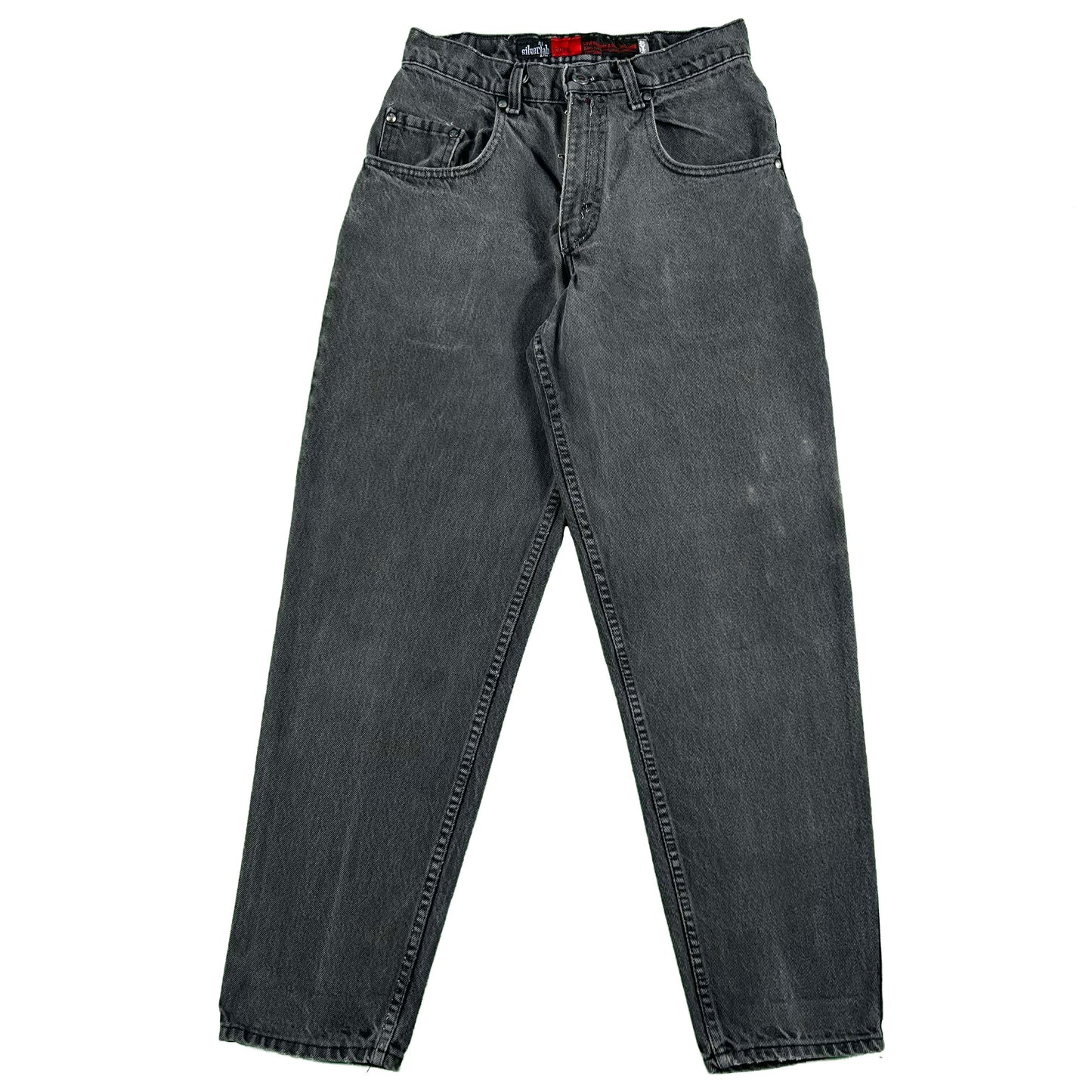 90s Sun Faded Black Levi's Silvertab 'Loose' Denim- 28x28.5