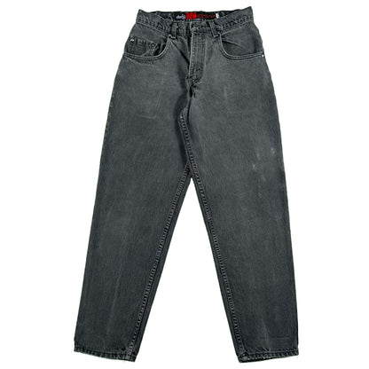 90s Sun Faded Black Levi's Silvertab 'Loose' Denim- 28x28.5