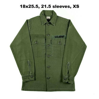 60s/70s US Army OG-107 Utility Shirts- SELECT SHIRT