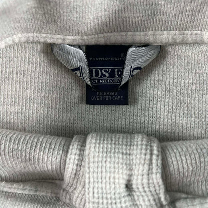 00s Lands' End Collared Waffled Knit Thermal- L