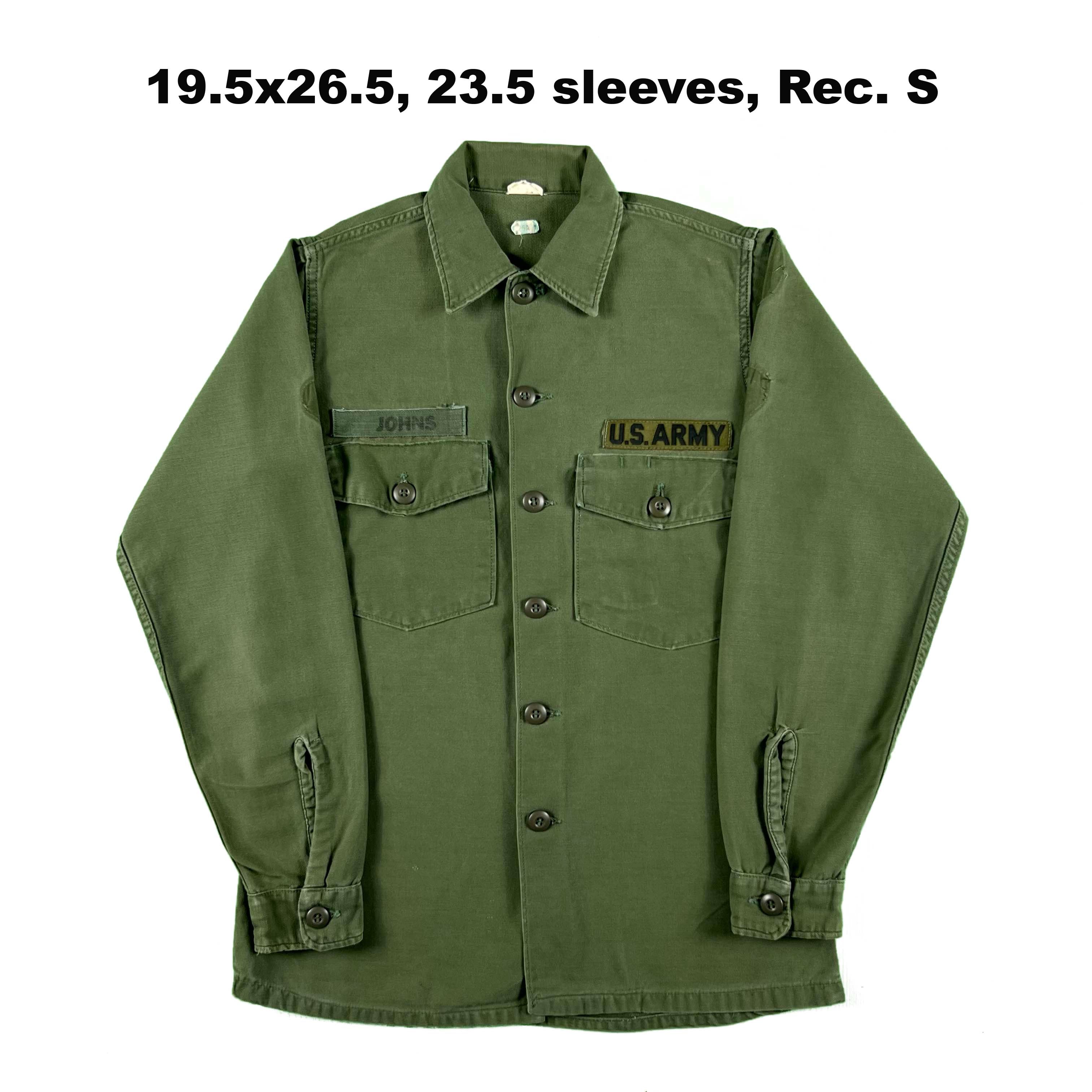 60s/70s US Army OG-107 Utility Shirts- SELECT SHIRT – Plum Garments