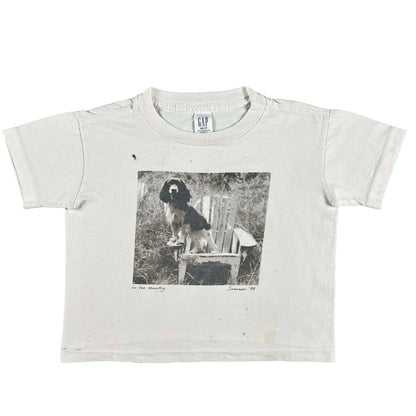 1998 Gap Dog Art Baby Tee
