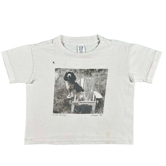 1998 Gap Dog Art Baby Tee