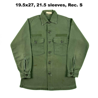 60s/70s US Army OG-107 Utility Shirts- SELECT SHIRT