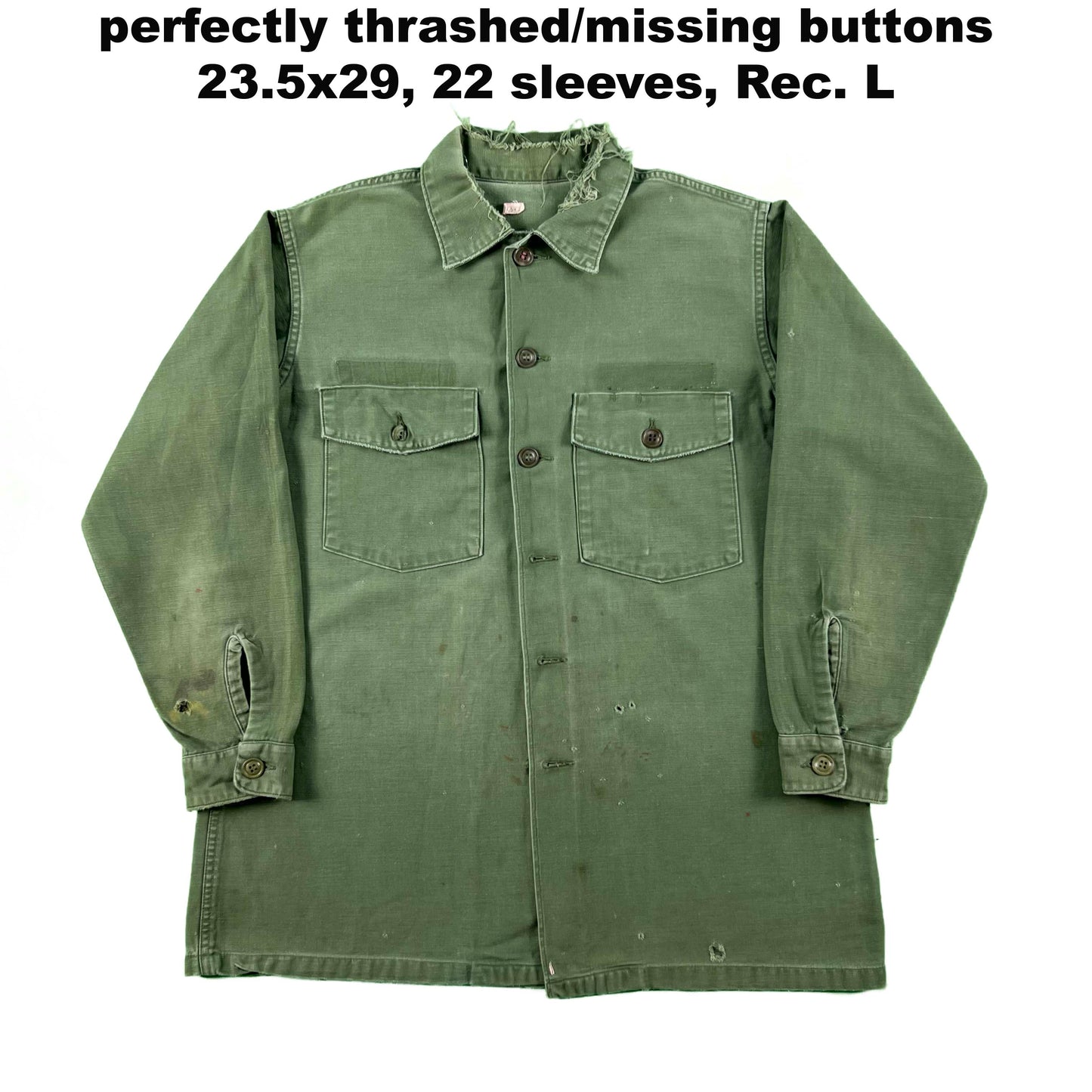 60s/70s US Army OG-107 Utility Shirts- SELECT SHIRT