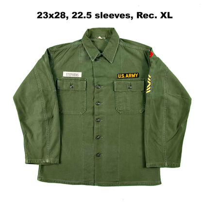 60s/70s US Army OG-107 Utility Shirts- SELECT SHIRT