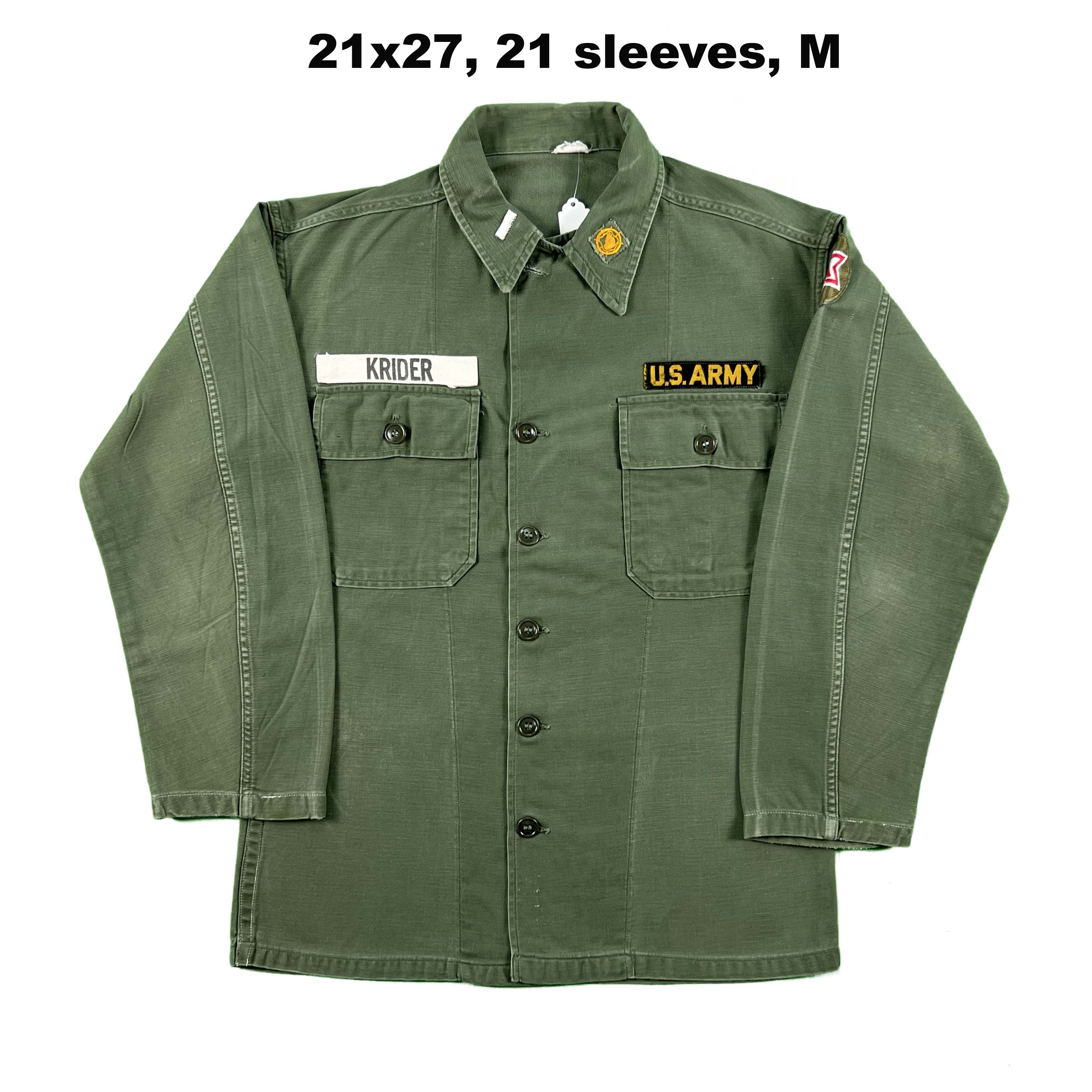 [ロビン]ARMY UTILITY SHIRTS 60s/70s US Army OG-107 Utility Shirts- SELECT SHIRT – Plum Garments