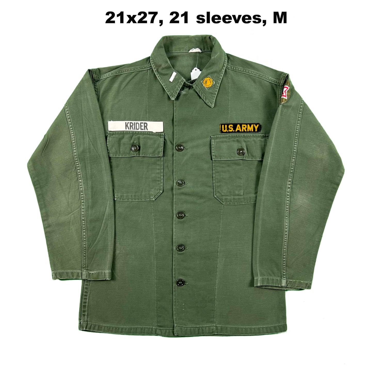 60s/70s US Army OG-107 Utility Shirts- SELECT SHIRT