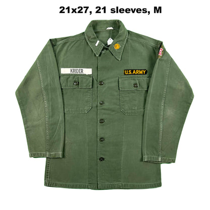 60s/70s US Army OG-107 Utility Shirts- SELECT SHIRT