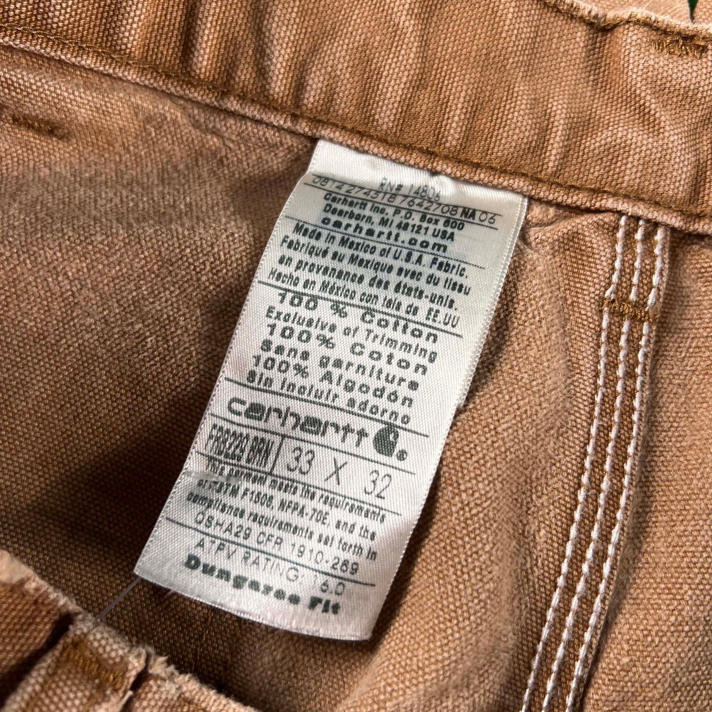 Carhartt Duck Canvas Carpenter Pants- SELECT PAIR
