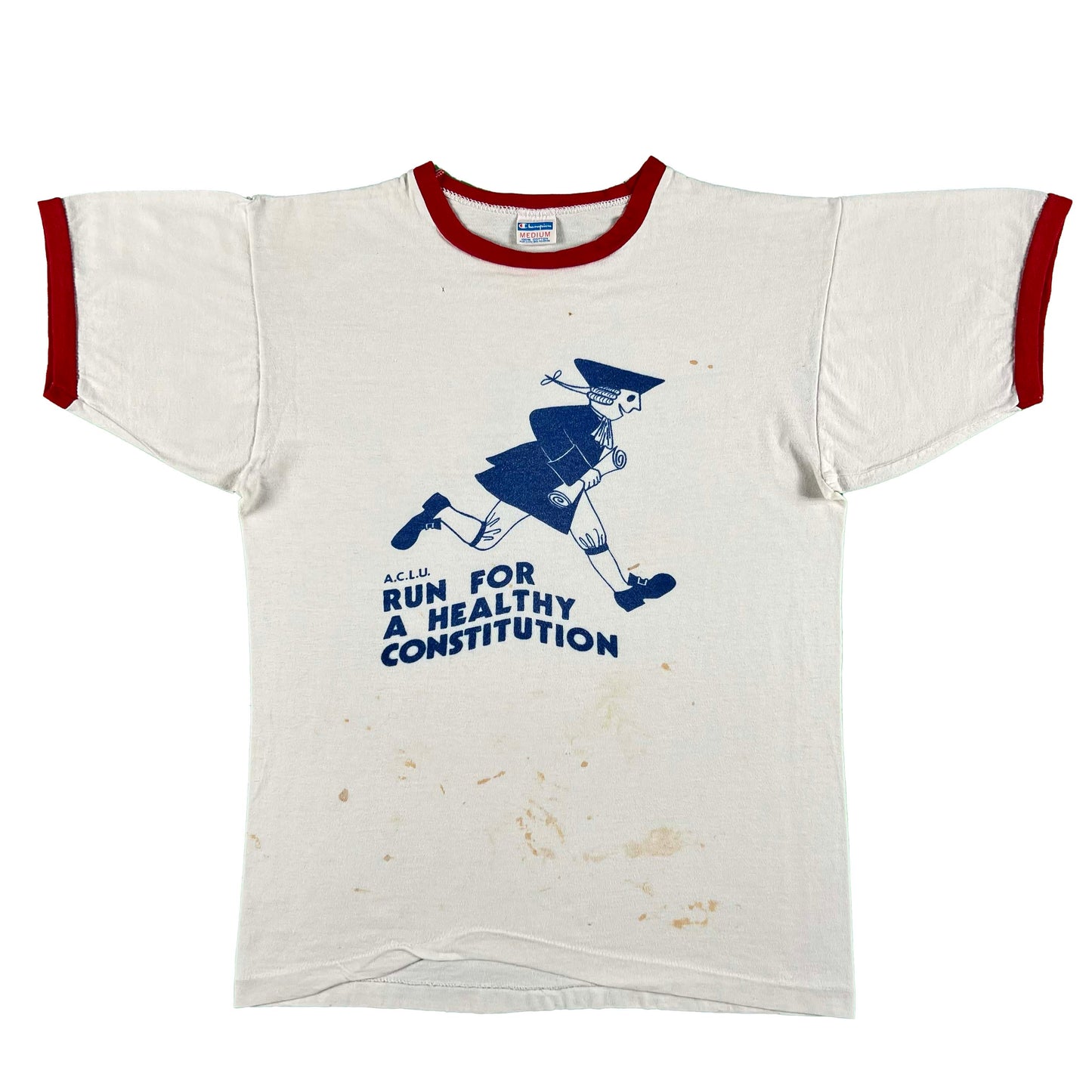 70s Champion A.C.L.U Ringer Tee- S