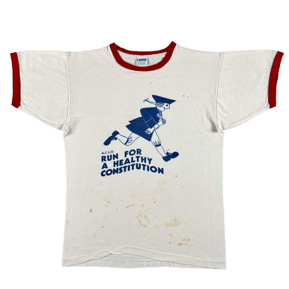 70s Champion A.C.L.U Ringer Tee- S