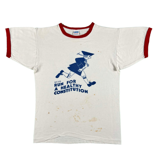 70s Champion A.C.L.U Ringer Tee- S