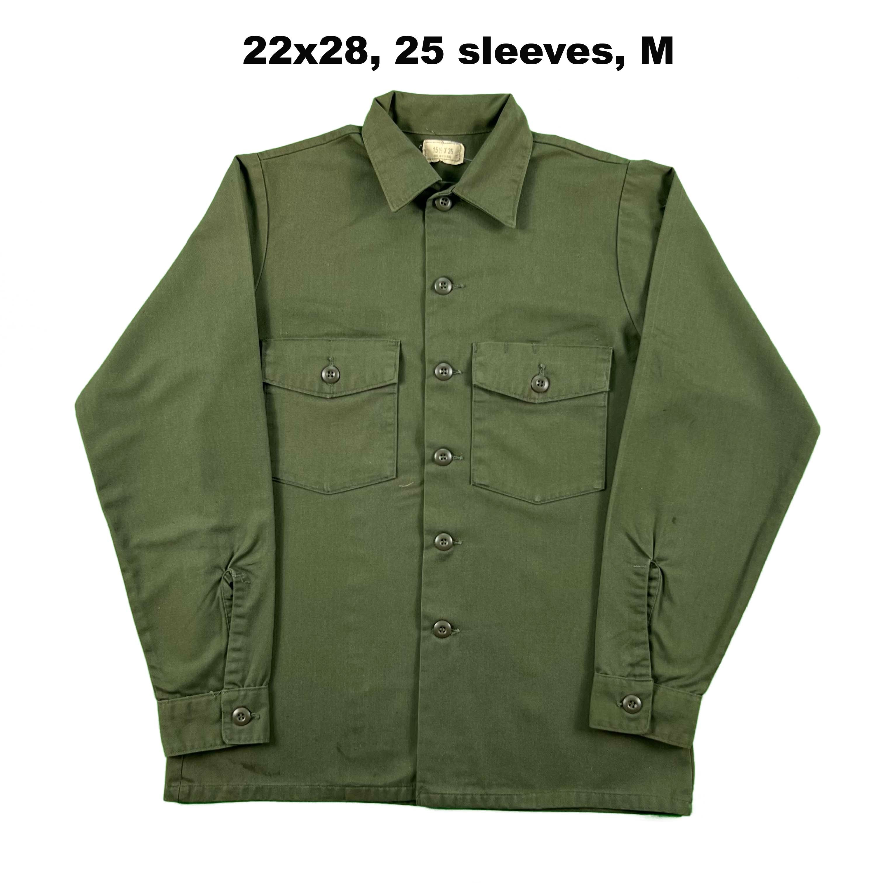 80s US Army OG-507 Utility Shirts- SELECT SHIRT – Plum Garments