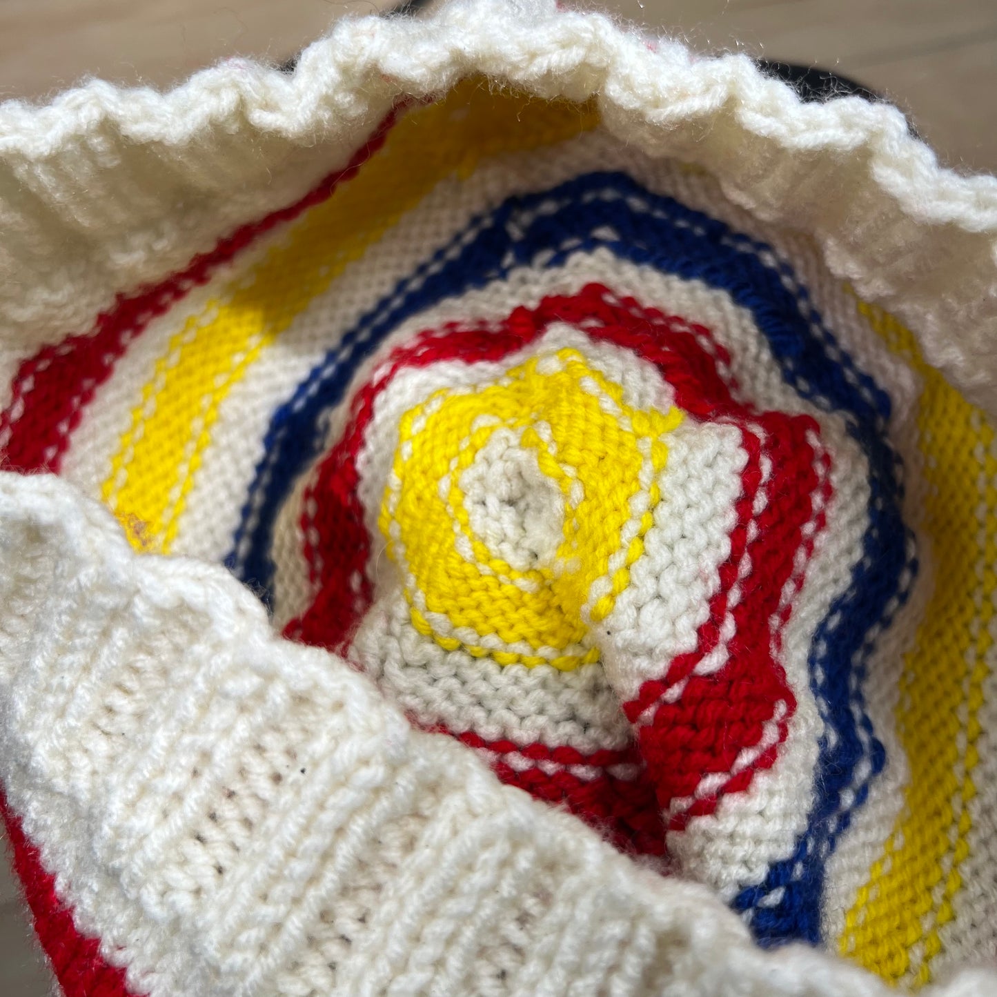 70s/80s Striped Beanie