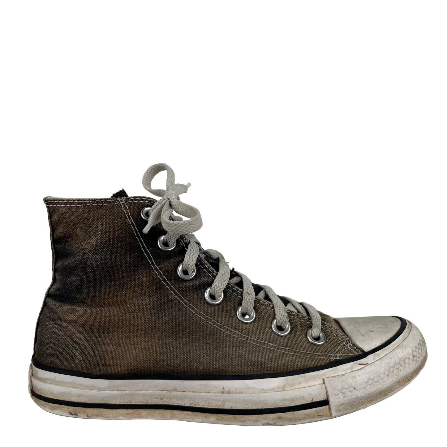 Sun Faded Black High Top Converse- M's 5.5, W's 7