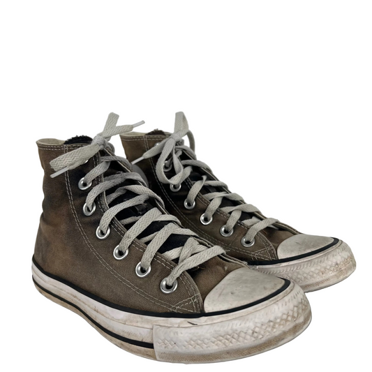 Sun Faded Black High Top Converse- M's 5.5, W's 7