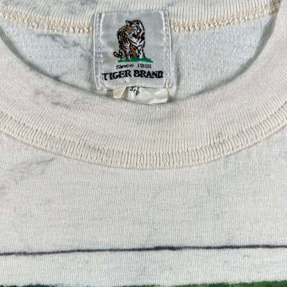 90s 'Cedar Impressions' Peacock Art Tee- S