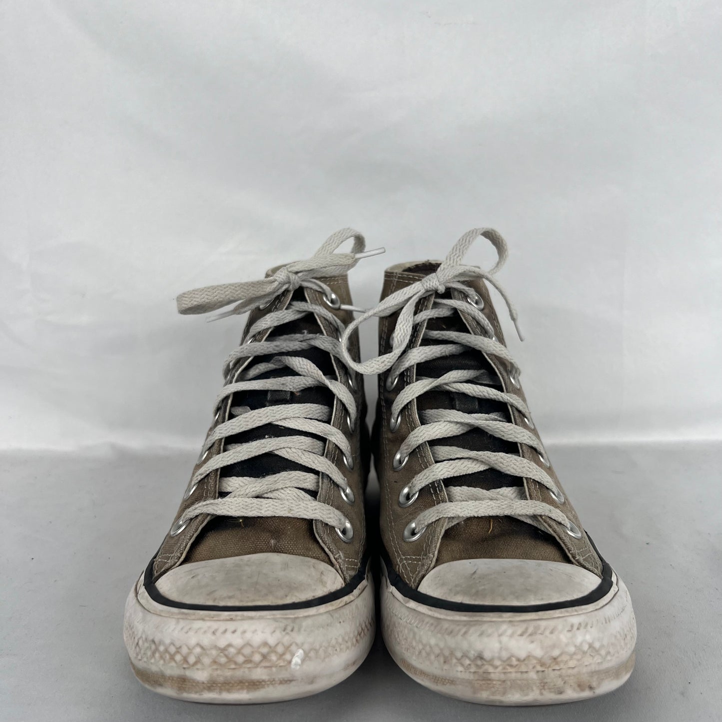 Sun Faded Black High Top Converse- M's 5.5, W's 7